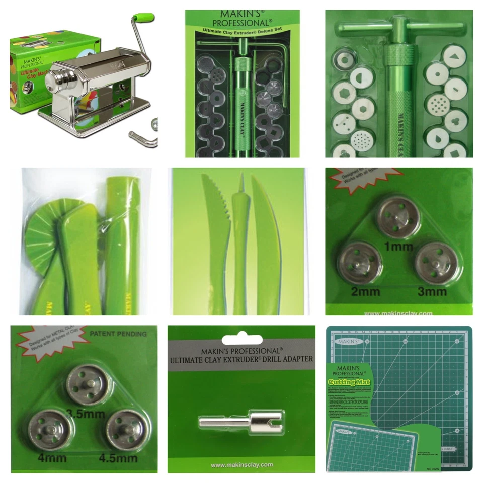 Makin's Professional Ultimate Clay Machine Cutter Rollers Tools Extruder Choose - Image 1 of 1