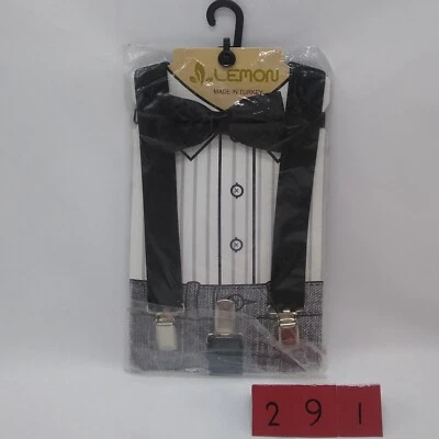 NUEVO Juegos de tirantes elásticos y pajaritas para niños niñas niños - Envío desde EE. UU. Foto 1 de 2