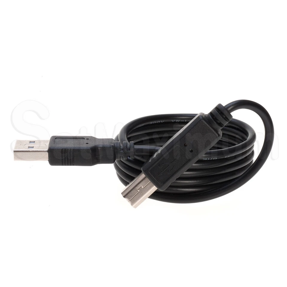 15ft HP Cannon Epson Dell USB 2.0 Printer Cable A Male to B Male Heavy duty