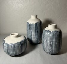 Melrose International Mini Vase Set Of 3 - 3.5"H, 5.25"H, 6.25"H
