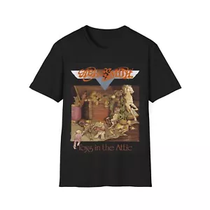 Unisex T-Shirt aus weicher Baumwolle. Aerosmith, Spielzeug auf dem Dachboden - Bild 1 von 5