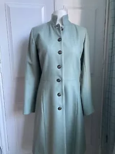 Browne & Daughters Smart Duck Egg Blue Coat With Nehru Style Collar - Picture 1 of 12