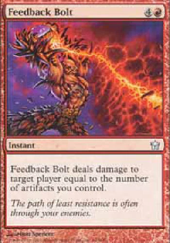 FEEDBACK BOLT X4 4 4X Fifth Dawn MTG Magic the Gathering Cards DJMagic - Image 1 of 1
