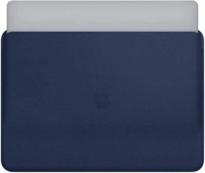 Original Apple Leather Sleeve for 15 Inch MacBook Pro Midnight Blue (MRQU2ZM/A) - Image 1 of 4