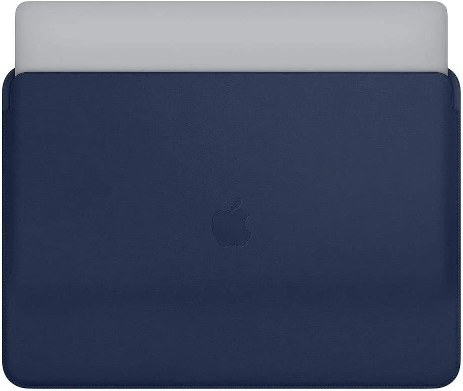Original Apple Leather Sleeve for 15 Inch MacBook Pro Midnight Blue (MRQU2ZM/A) - Image 1 of 4