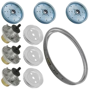 Deck Spindle w/ Pulley Belt for John Deere Z355R Z365R Z375R ZTrak 48" 54" - Picture 1 of 8