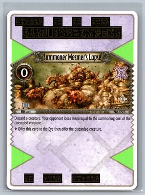 The Eye of Judgment Summoner Mesmer's Lapse #093 Sony PS3 Base Set 1 - Image 1 of 2