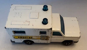 Vintage Lesney Matchbox Superfast Series #41 Ambulance White England EMS 1977 - Picture 1 of 7