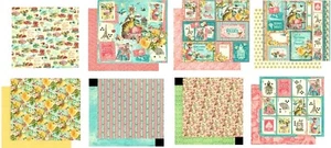 Graphic 45 Ephemera Queen Collection 8" Cardstock PICK Shoe Happy Best Win Treat - Picture 1 of 9