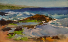 Juanita Judy Vitousek Oregon/ Hawaii Original Watercolour 