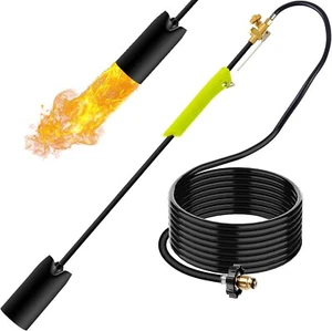 HOTDEVIL Adjustable Propane Torch Weed Burner Blow Torch Flame Weeder 10FT Hose - Picture 1 of 7