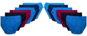 Kids Briefs Boys Cotton Casual Waist Band School Underwear Underpants 3,6 Pack - Picture 1 of 6