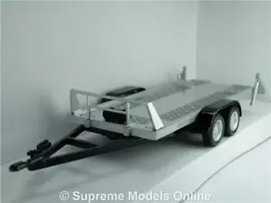 TRAILER MODEL CAR VEHICLE 1:43 SIZE FLATBED CARARAMA WITH RAMPS RECOVERY T3Z - Picture 1 of 6