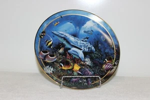 BRADFORD EXCHANGE COLLECTOR PLATE -VISIONS BENEATH THE SEA- #1924B by Christian - Picture 1 of 4