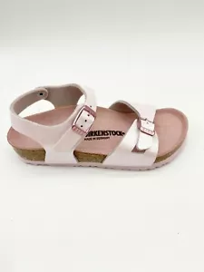 Birkenstock Rio Kids Graceful Rosa Pink Sandals Narrow Fit - Picture 1 of 6