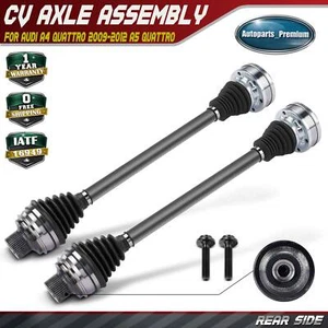 2x Rear Left & Right CV Axle Assembly for Audi A4 Quattro 2009-2012 A5 Quattro - Picture 1 of 9