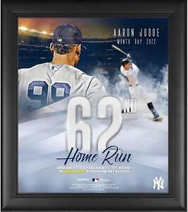 Aaron Judge New York Yankees Framed 15" x 17" 62nd Home Run Collage
