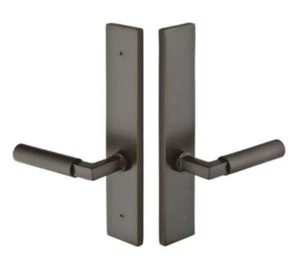 Juego de maniquí Emtek 14B5GVLHUS19 Multi Punto C4 negro mate estilo moderno 2" x 10" - Imagen 1 de 6