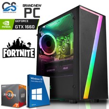 ✅ CS Gaming Desktop PC AMD Ryzen 7 3700X 16GB RAM 1TB HDD 240GB SSD Windows 10 ✅