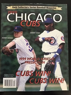1999 Gold Collectors Series Baseball Magazine - Chicago Cubs -Sosa & Woods Cover - Image 1 of 4
