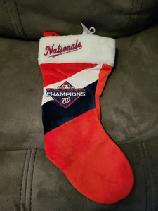 Washington Nationals 2019 World Series Champions Christmas Stocking (FOCO) - Picture 1 of 1