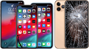 iPhone  X 11Pro 12 13 14 PRO MAX Front Glass Back Glass Repair Service