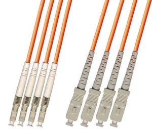 Direct Burial/Outdoor LC-SC 4-Strand Fiber Optic Cable Multimode (62.5/125) 20M - Afbeelding 1 van 1