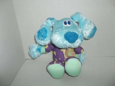 Fisher Price 2004 hora de acostarse cantando iluminar pistas azules perro peluche 13" de alto Foto 1 de 4