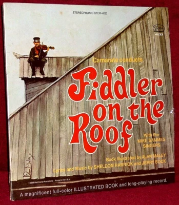 LP SEALED DISNEY- CAMARATA CONDUCTS FIDDLER ON THE ROOF 1968 BUENA VISTA W/BOOK - Image 1 of 2