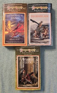 Dragon Lance TSR Heroes Volume 1 2 & 3 Weasel's Luck Stromblade Legend Of Huma - Picture 1 of 4