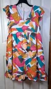 Abito donna Jodifl colorato S/S taglia L con tasche e foderato - Foto 1 di 5