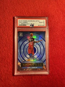 🔥 PSA 10 JOEL EMBIID 2019 Panini Donruss Optic #1 T-MINUS BLUE /85 POP 3 (TT) - Picture 1 of 5