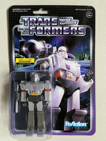 Super7 ReAction Transformers Cyberchrome Megatron 3.75" Figure MOC Exclusive Cover
