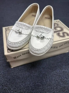 NEU SAS Softie weiße bequeme Lederschuhe Quaste Halbschuhe Damengröße 6,5 - Bild 1 von 5
