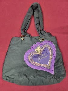 Vera Wang Princess Tote bag hand purse Large sequin heart sparkle Beauty - Picture 1 of 14