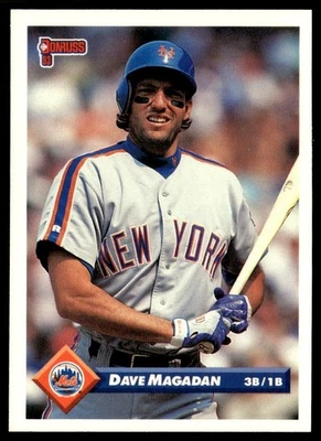 1993 Donruss Dave Magadan New York Mets #486 - Image 1 of 2