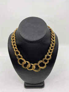 DOLCE VITA Vintage Triple Link Interlocking Ring 18k EP over Bronze - Bild 1 von 4