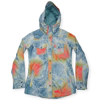 Chaqueta de Snowboard Nike 6.0 Para Mujer L Olivia Diseño Abeja Cremallera Completa Forrada Abrigo de Esquí Foto 1 de 4