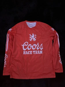 Retro Coors Classic Red Race Team Beer CYCLING Bmx Motorrad Trikot Gr. L Neu - Bild 1 von 2