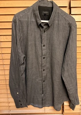 Rag & Bone Fit 2 Large Button down, Linen - Image 1 of 4