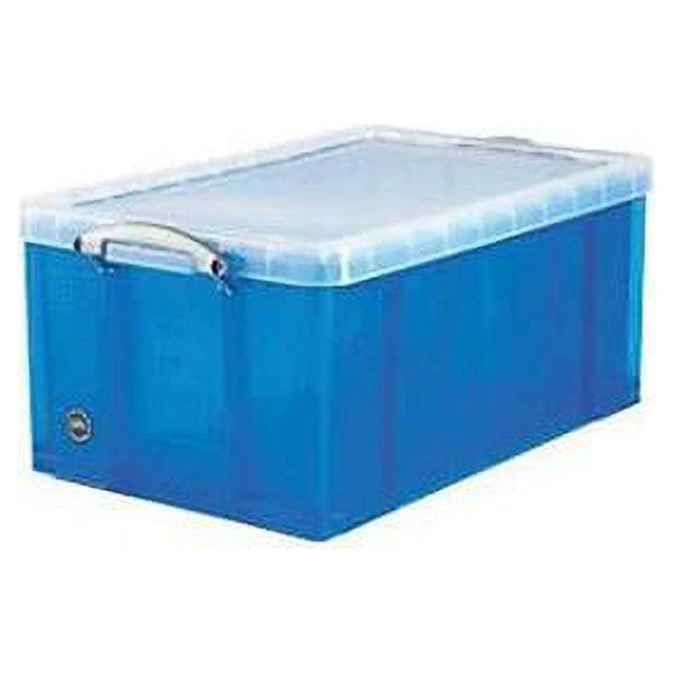 Really Useful Boxes Inc. 64LTBL Snap-lid Storage Bin, 16.9 Gal, 17.31" X 28" X - Image 1 of 1