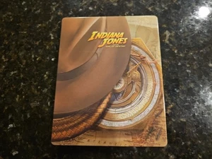 Indiana Jones & The Dial Of Destiny 4K + Blu-Ray Steelbook - Like New - OOP RARE - Picture 1 of 3