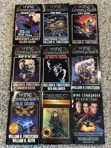 Wing Commander Complete 9 Book Paperback Lot Origin Roberts - Bild 1 von 3