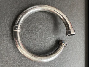 Vintage Harlene Korey Kalibre Twisted Armreif grüne Steine 47,6 Gramm Slip On 1985 - Bild 1 von 12