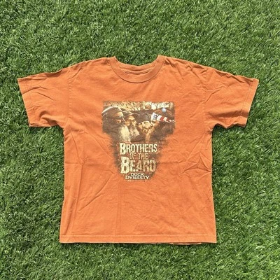 Duck Dynasty Brothers of the Beard Orange Graphic Tee  T-Shirt Men’s Medium M  - Image 1 of 3