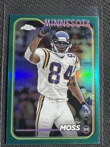 2024 Topps Chrome #112 Randy Moss Teal Refractor #/250 - Picture 1 of 2