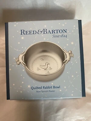 Reed & Barton绗缝兔子碗 — 第 1/4 张图片