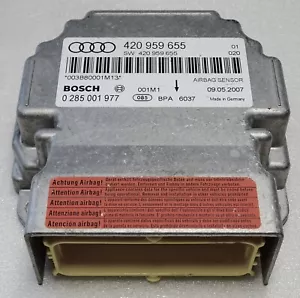 Unidad de control de airbag AUDI 420959655 420 959 655 0285001977 0 285 001 977 - Imagen 1 de 1