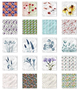 Ambesonne Flower Design Bandana Printed Unisex Head Neck Tie Scarf Headband - Picture 1 of 62