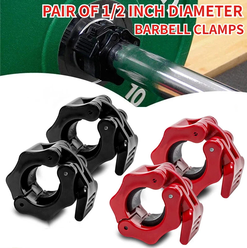Abrazaderas de barra estándar de liberación rápida de 1-2" pulgadas olímpicas de EE. UU. Foto 1 de 4